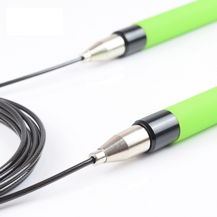 Speed Jump Rope for Fitness Tangle-Free Ball Bearing Cable Ropes, Self-Locking Adjustable Design, Anti-Slip Handles Great for Boxing, MMA, Fitness