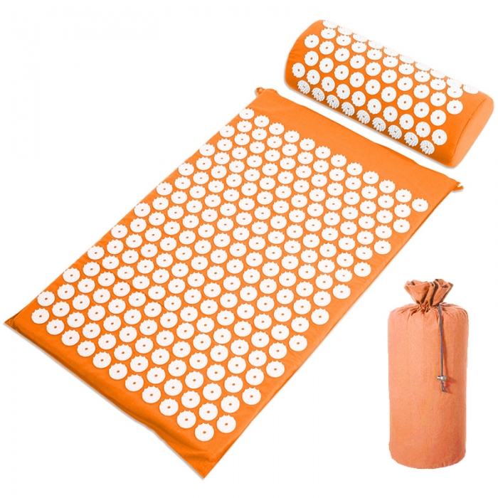Yoga Therapy Acupressure Pillow Acupuncture Massage Mat
